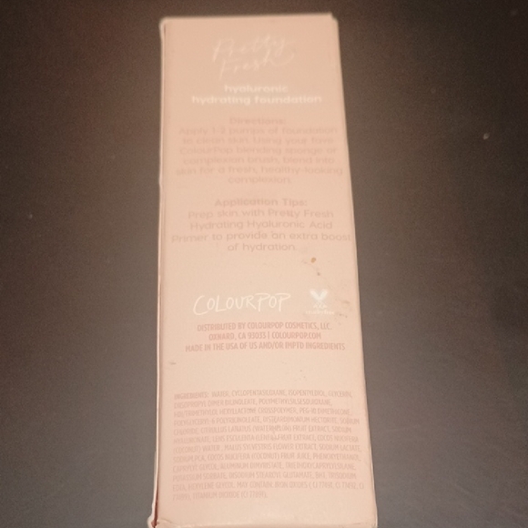 ColourPop Pretty Fresh Hydrating Foundation - Light 60N - Picture 6 of 9